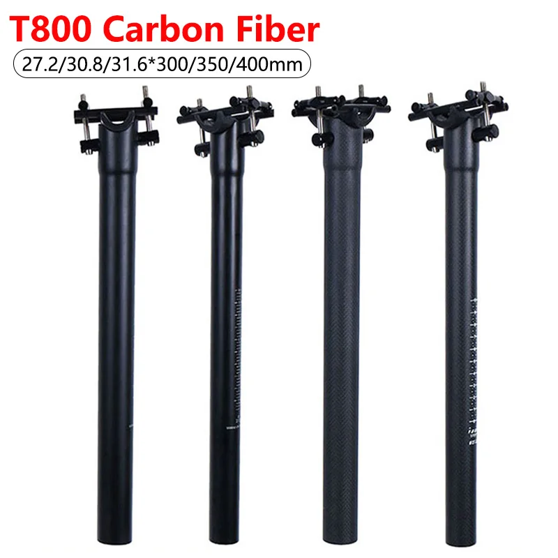 

Super-Light Carbon Bicycle Seatpost, Road Bike Seat Post, UD Matte, Bike Parts, 27.2mm, 30.8mm, 31.6x30 0mm, 350mm, 400mm