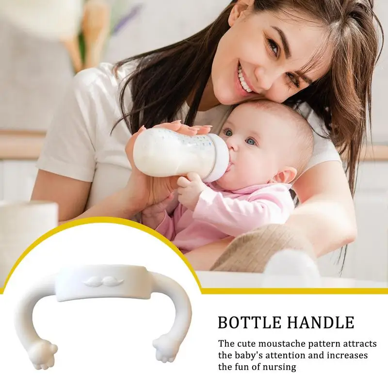 Baby Bottle Handles Non-slip Water Bottle Handle Sippy Cup Handles Comfortable Sippy Cup Handle Grip Bottle Accessories For