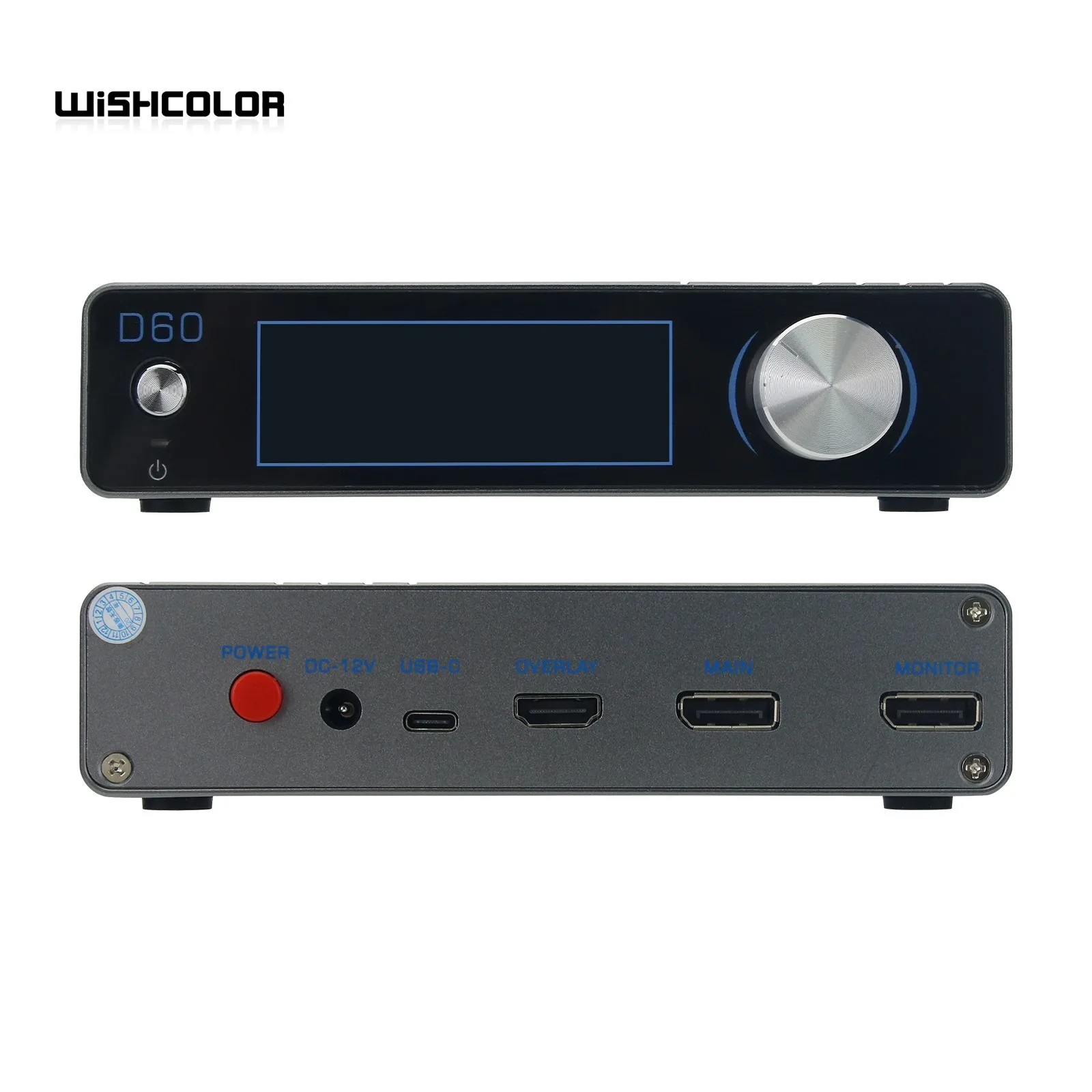Wishcolor CapDMA Video Overlay Box 4K Adaptive Fuser HDMI
