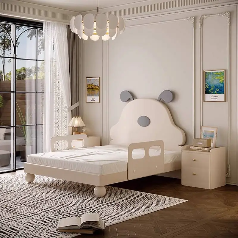 

Comforter Sleeping Kids Bed Decoration Boundary Single Bedroom Baby Bed Princess Modern Style Lit Pour Enfants Kids Furniture