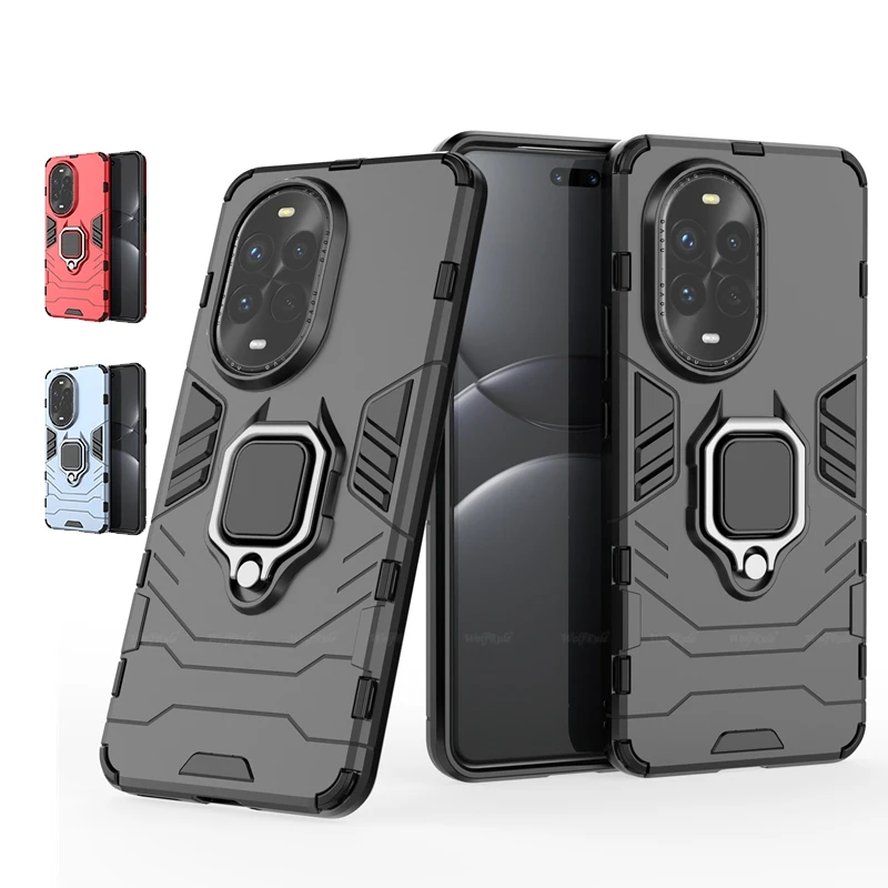Чехол для Huawei Nova 13 Pro, чехол для Huawei Nova 13 Pro Capas, новый бронированный металлический держатель, кольцо, магнитный чехол для Huawei Nova 13 Pro Fundas
