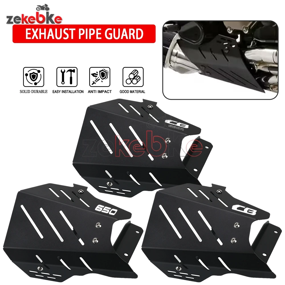 Motorcycle Fits For Honda CB650R Neo Sports Cafe 2019-2020-2021-2022-2023 Exhaust Front Interface Frame Protective Shield Guard