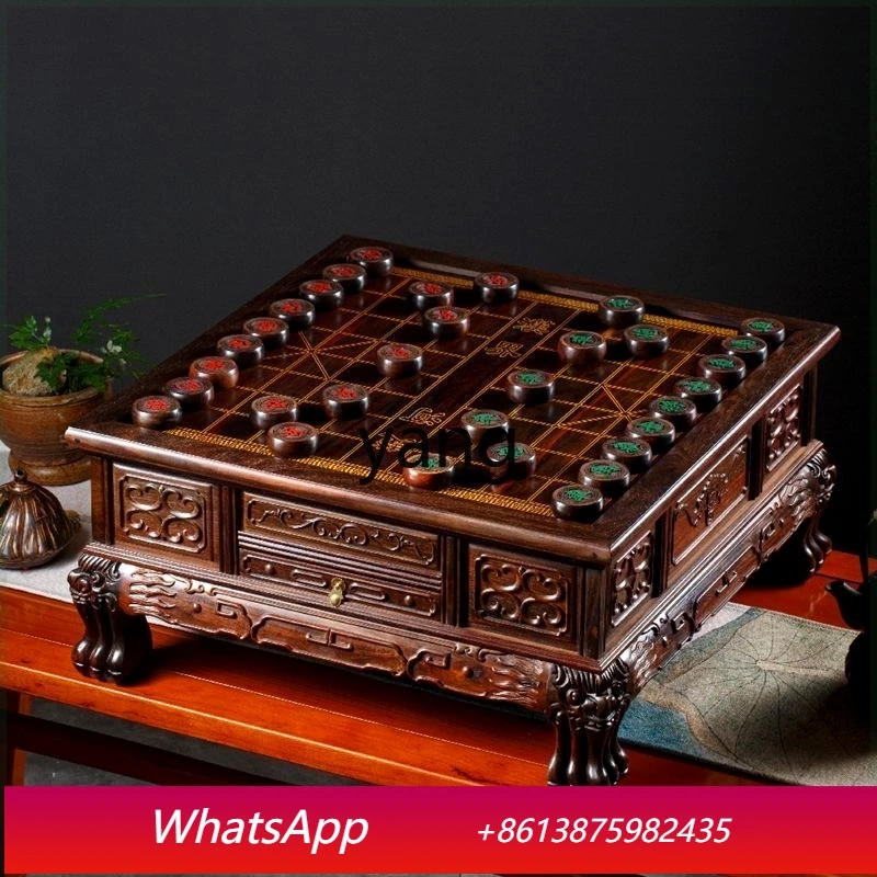 CX Multifunctional Triple-purpose Chess Table Chinese Retro Tea Table Deluxe Double-sided Chessboard