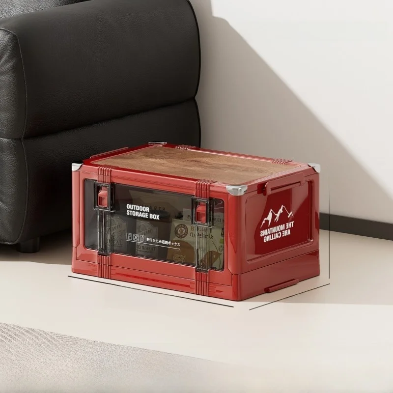 

Large Capaci Flip Cover Sle Storage Box Luxury Plastic Floor Standing Living Room Book Miscellaneous Object Storage Box