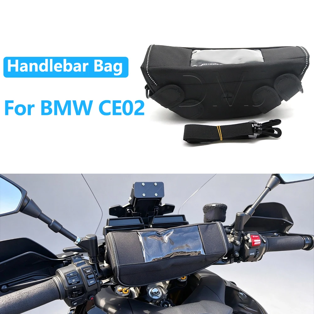 Motorcycle Waterproof Bag Storage Travel Handlebar Bag Tool Bag For BMW CE02 Motorcycle Accessories