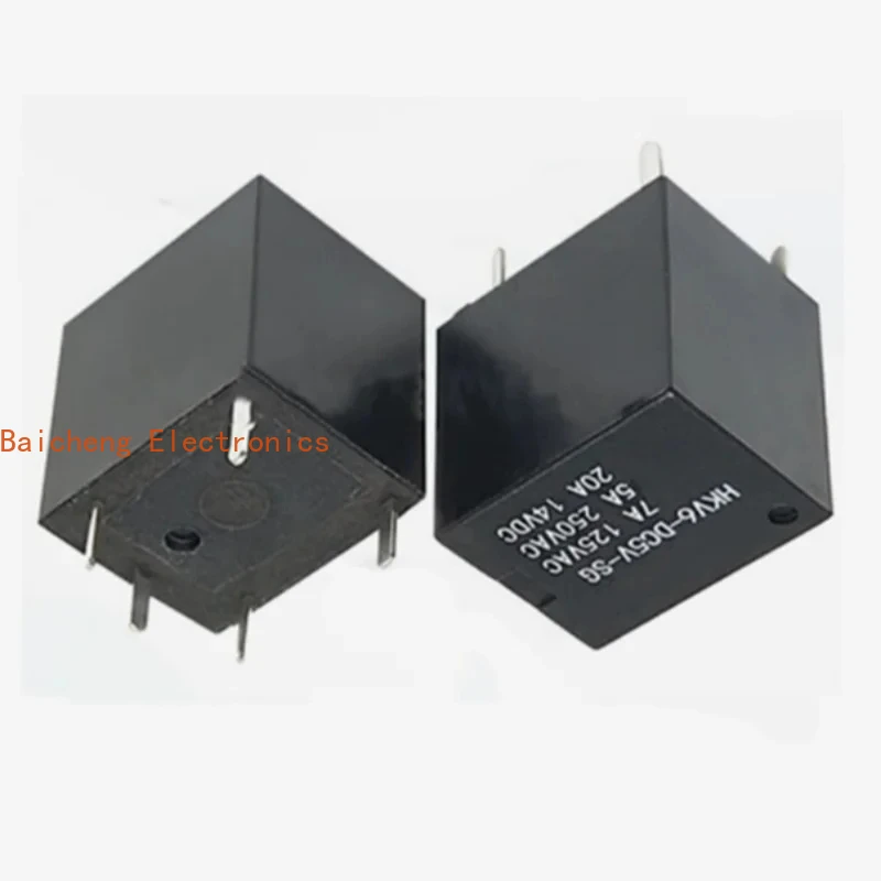 5 قطعة HKV6-DC5V-SG HKV6-DC12V-SG HKV6-DC24V-SG 5PIN 20A 5V 12V 24V مرحل الطاقة