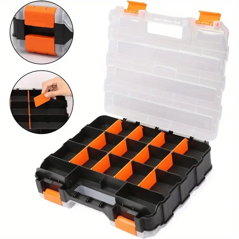 Multipurpose Plastic Tool Box Organizer with Drawers for Screw Storage Workshop Tools