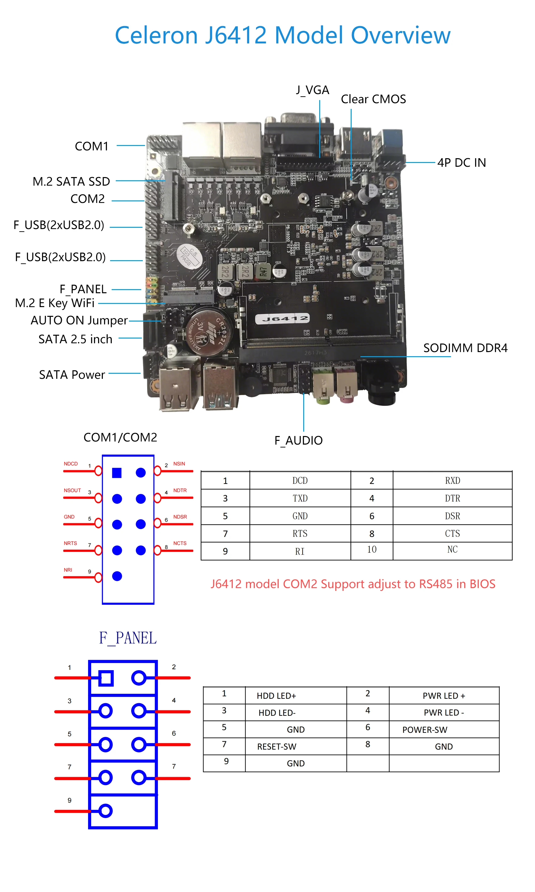 XCY Fanless Mini PC Intel Celeron J6412 Dual Ethernet 2x COM RS232 RS485 Windows Linux HDMI VGA 4x USB WiFi Industrial Computers