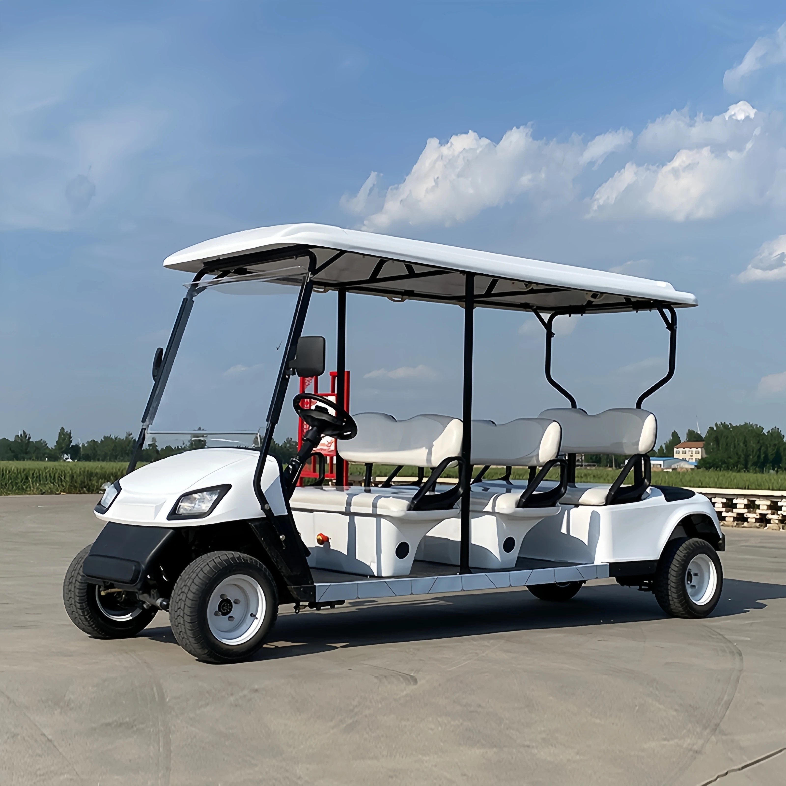 New Modle Style Factory Price 2/4 /6 Seat Club Car Golf Buggy Electric&Gasoline Hunting Golf Cart