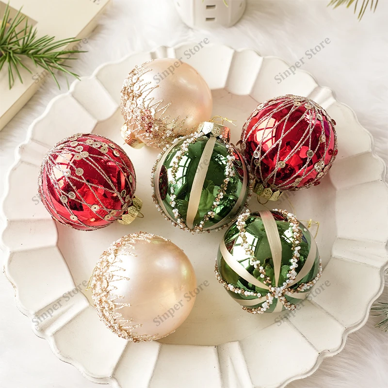 

Christmas Ball Ornaments Set Assorted Shatterproof Christmas Ornament Christmas Tree Theme Hanging Decoration for Xmas