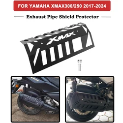 For YAMAHA XMAX300 X MAX 300 250 2017-2024 Motorcycle Exhaust Pipe Shield Exhaust Protector Heat Shield Cover Guard Decorative