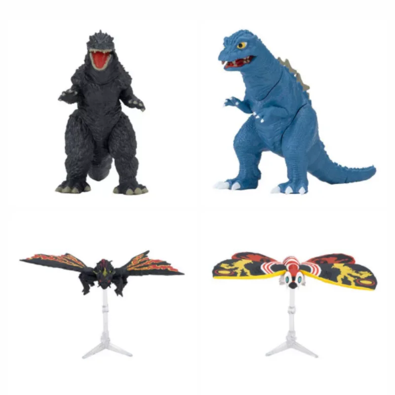 Genuine Bandai Godzilla Hg Godzilla Vs Mothra Collectible Action Figure Toys Desktop Ornament For Kaiju Movie Fans - view 2