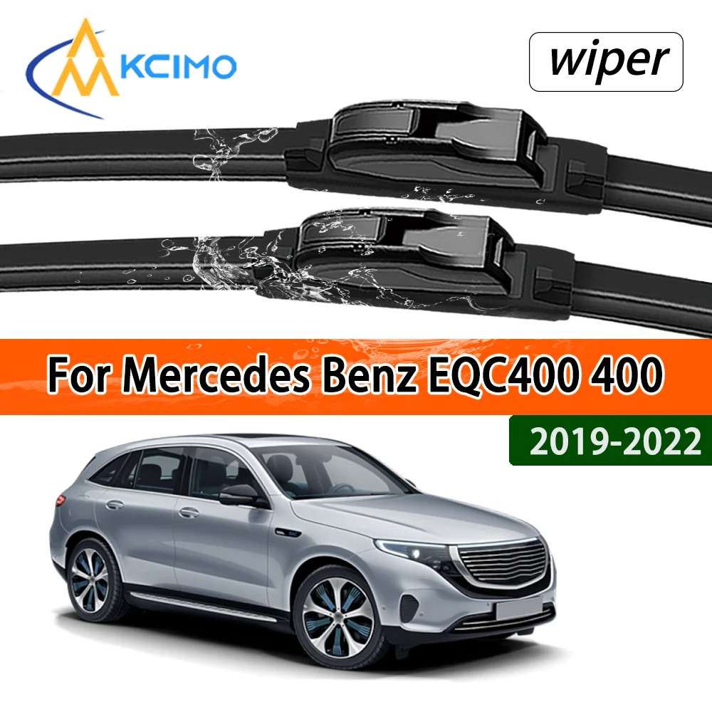 Frontwischerblätter-Set für Mercedes Benz EQC400 400 Sport 4 MATIC 2019–2022 2020, Zubehör für Windschutzscheibe, Windschutzscheibe, Fensterwischer