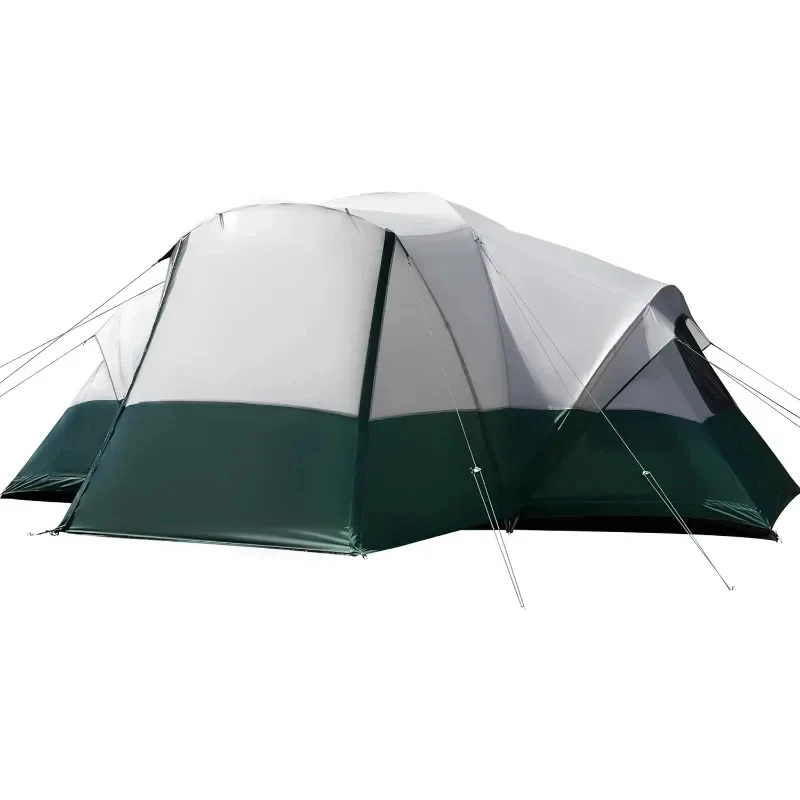 Camping Tent with Porch, Family  for Camping, Big Dome Tunnel Tent Easy Setup Large Tents