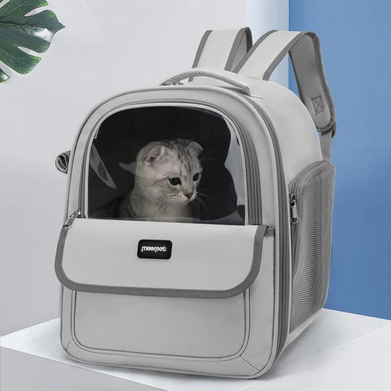 Transparent Cat Carriers Bags Fashion Breathable Outgoing Travel Carrying Backpack Carrier For Cats Small Dogs Cat Backpack Pet