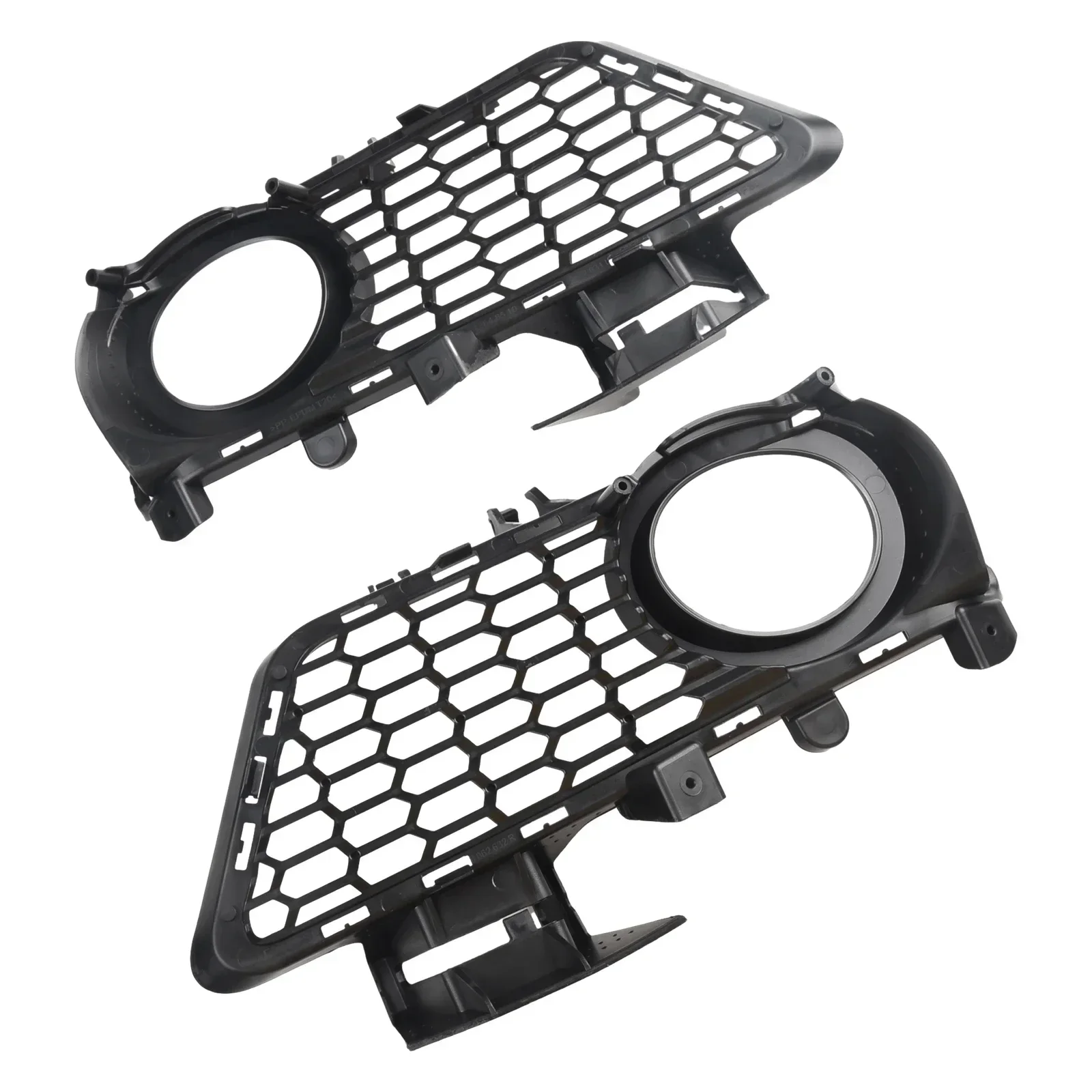 New Practical Fog Light Cover Grille Replacement Vehicle 51118054155 Black Bumper Grille Left&Right Lower Parts