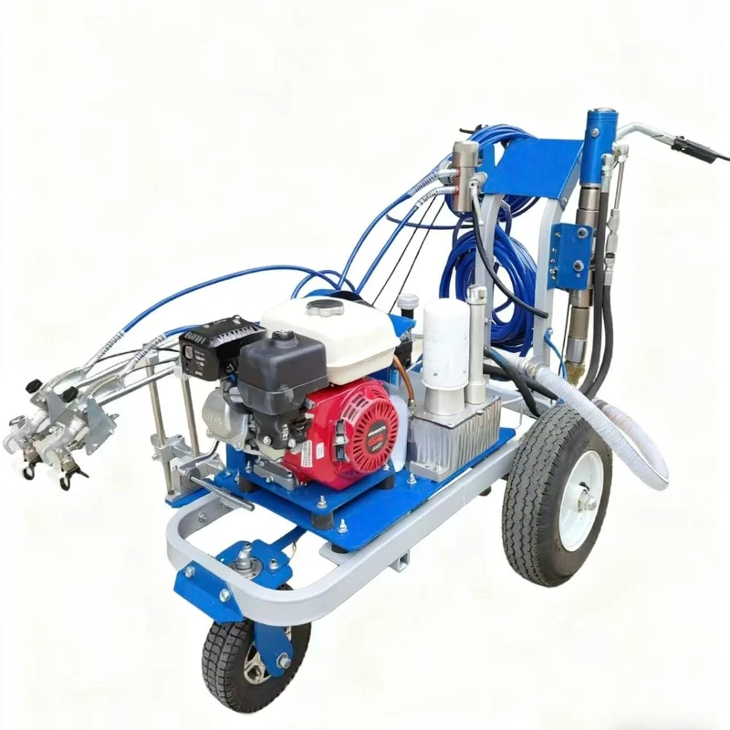Cold Spray Road Marking Machine Road Line Painting Machine For Airport Runway Marking With Adjustable Nozzle Customized