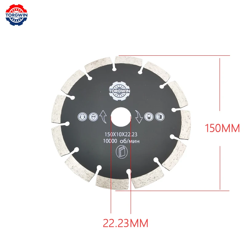 Imagem -04 - Lâmina de Serra de Diamante Seco Ultrafina 125 150 180 230 mm 22.23 mm Disco Fino Granito Mármore Disco de Corte Porcelana Telha Lâminas de Cerâmica