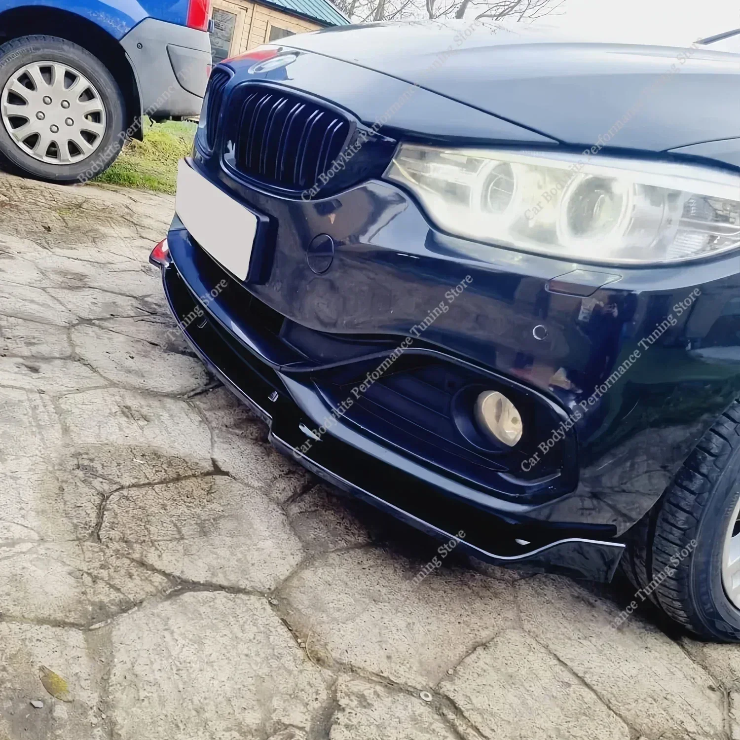 Front Bumper Lip Spoiler Splitter Diffuser Retroft For Bmw F32 420d 430d 430i Non-M Sport 2-Door Coupe 2013-2020 Bodykits Tuning