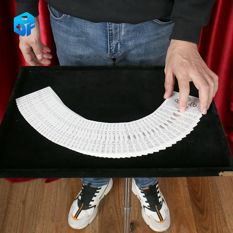 Tray Magician Table (Silver Decoration) Magic Tricks Stage Close Up Illusions Gimmick Props Accessories Easy to Carry Storage