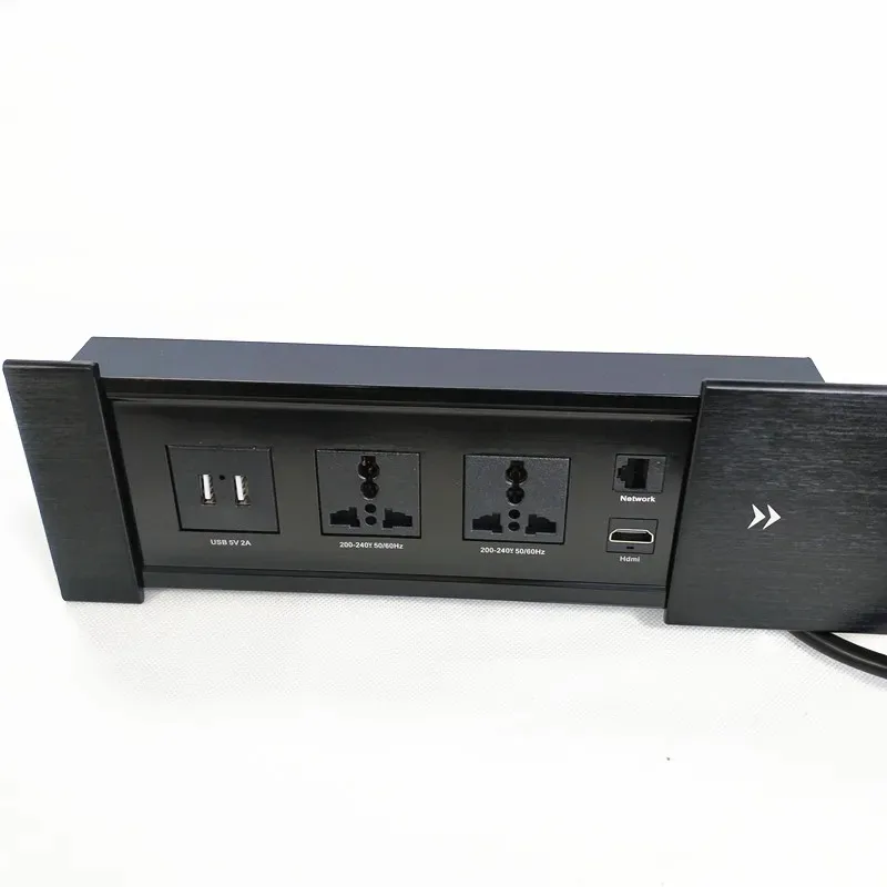 

Универсальная вилка, раздвижная открытая настольная розетка с USB-портом/электрическая раздвижная крышка, розетка, настольная розетка 16A CE