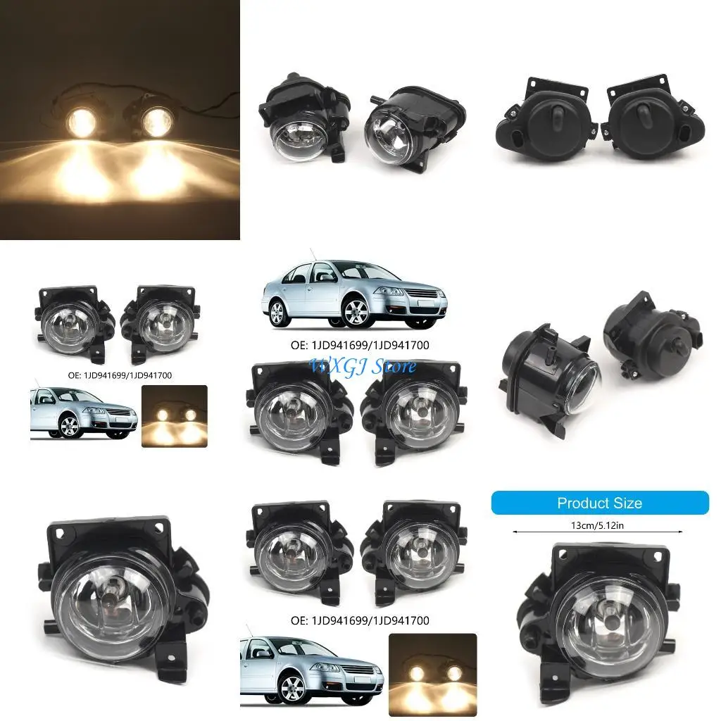 

37JE Plastic Fog Lights With Glass Lens 1JD941699/1JD941700 For Optimal Nighttime And Vehicle