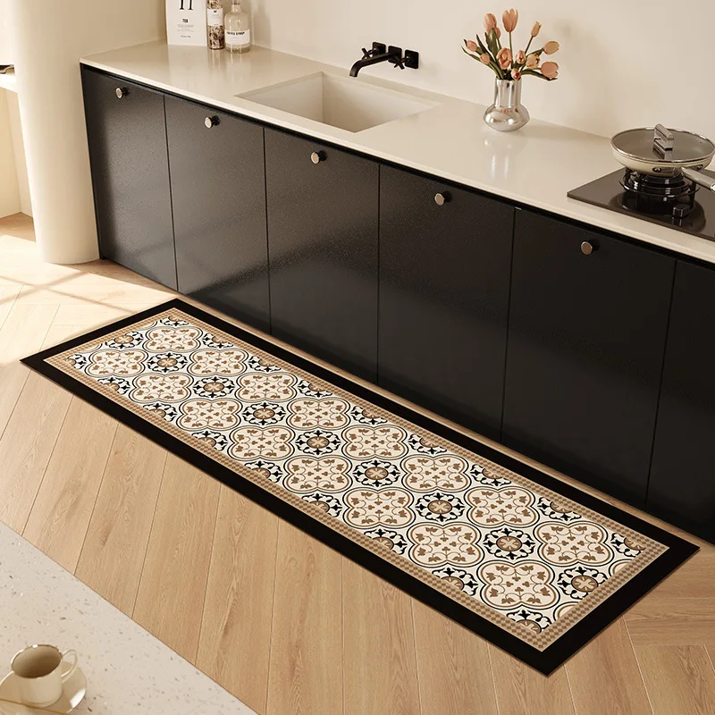 

Специальные кухонные коврики VIKAMA: моющиеся, изготовленные из силикагеля, впитывающие, маслопоглощающие, грязеотталкивающие коврики.