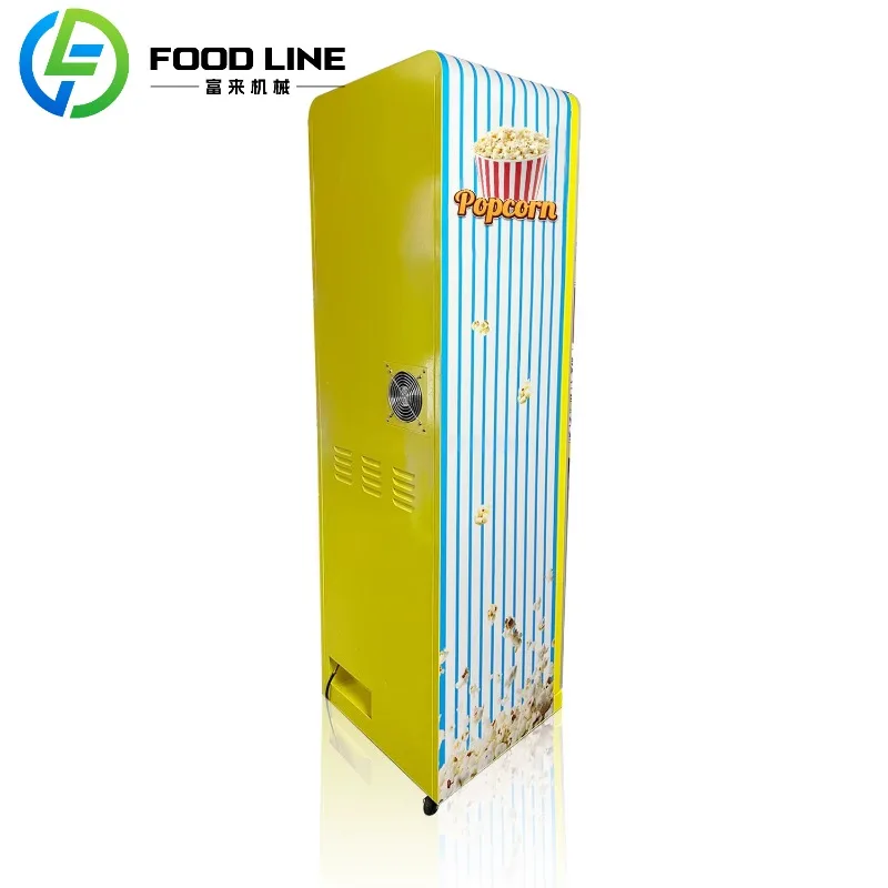 230V Automatic Operated Flavored Popcorn Vending Machine New Condition with Bankcard reader