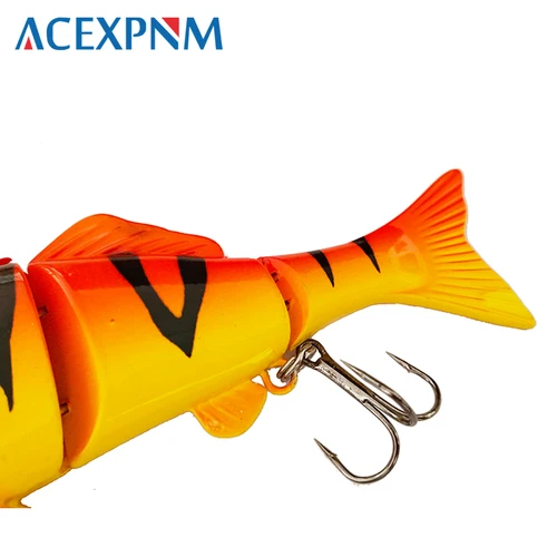 인공 멀티 조인트 스윔베이트 하드 낚시 루어, 실물 같은 크랭크베이트 싱킹 워블러, 3 세그먼트, 50g, 15cm, 2024 신제품 