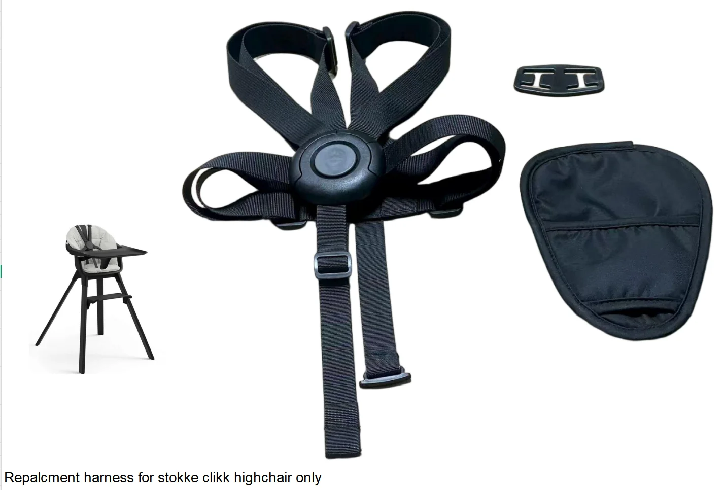 

ЗАПАСНЫЕ ЧАСТИ ВЫСОКОЙ АКСЕССУАРЫ Сменный жгут для Stokke Clarla High Chair