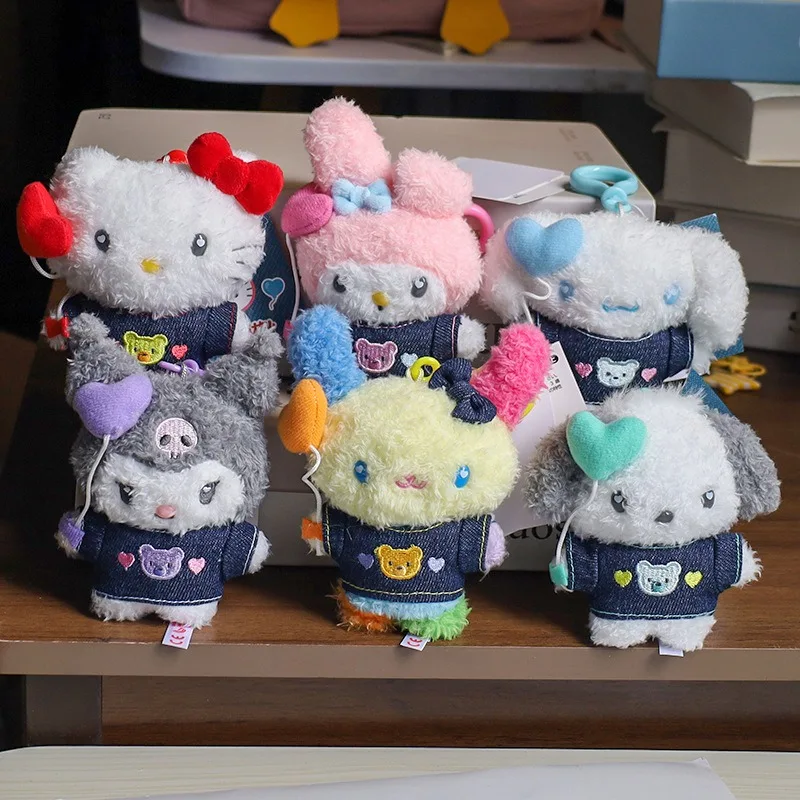 

Sanrio Ковбойская серия Hello Kitty ‌ Usahana кулон Cinnamoroll Kuromi My Melody Pochacco милая мультяшная плюшевая игрушка брелок подарок