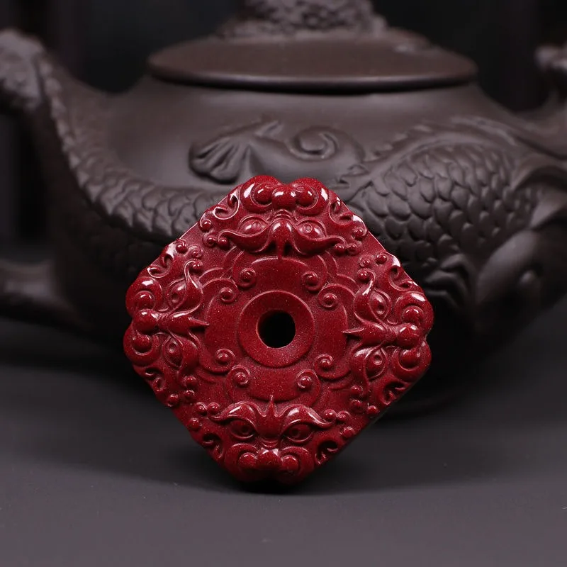 

Cinnabar Sifang Beast Pixiu Pendant Men's and Women's Necklace Pendant Sweater Chain