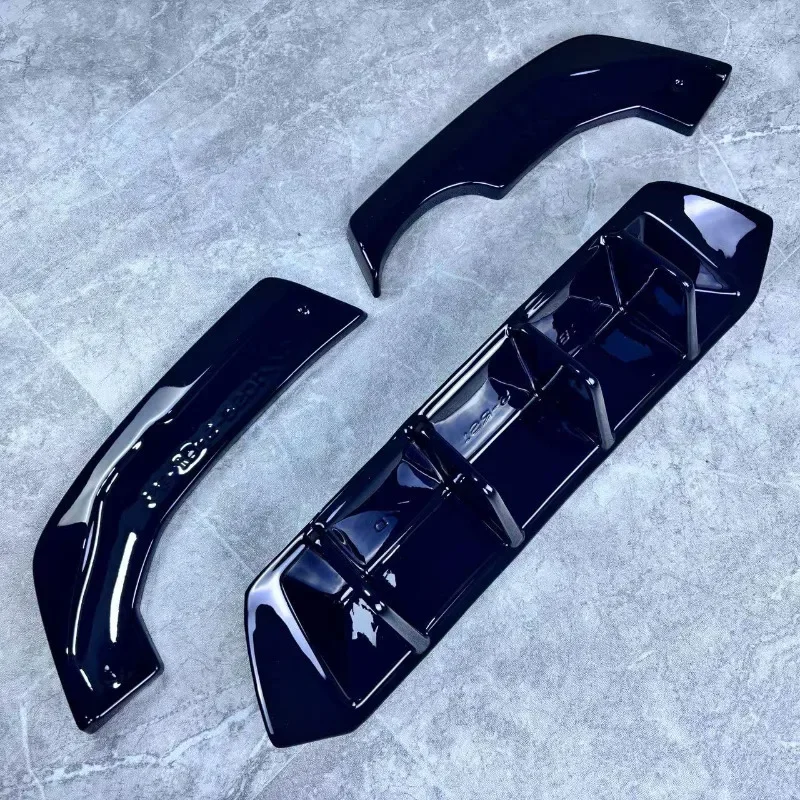 MAXTON Style Rear Valance for Seat Ibiza FR / Standard Mk5 2017 - 2021 Car Rear Bumper Diffuser Spoiler Splitter Bodykit Tuning