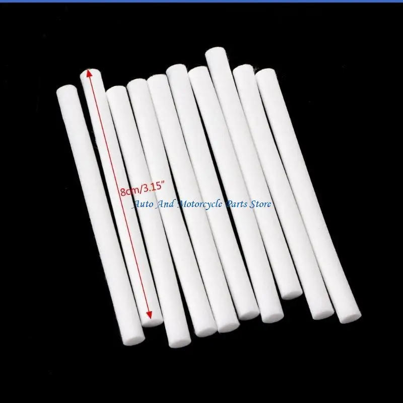 

P9FD 10Pcs Humidifier Filter Cotton Swab 10x80mm Cotton Sticker Filter for Humidifier