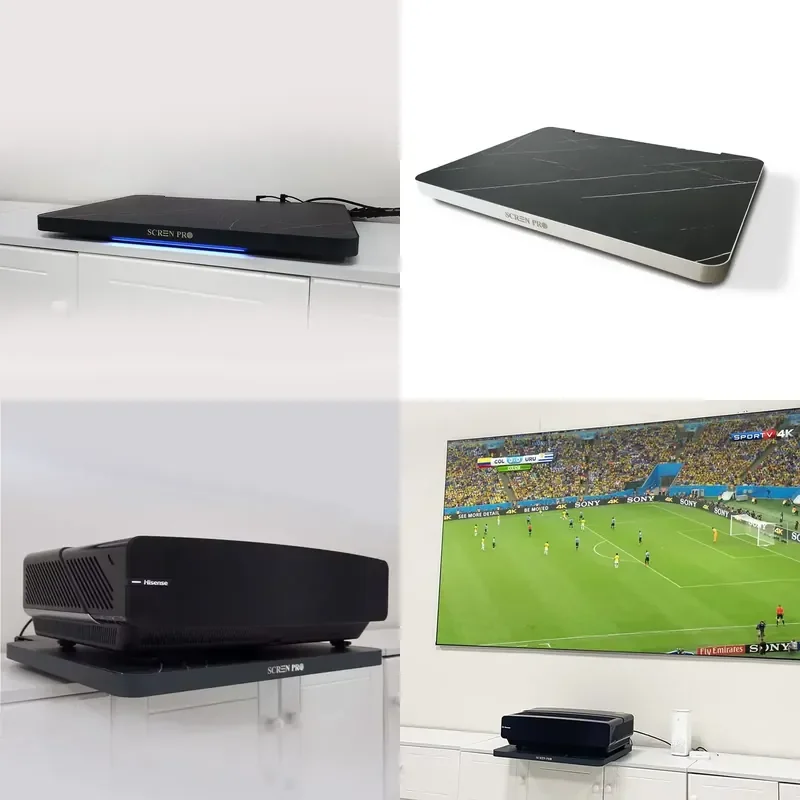 Smart TV Slider for Ultra Short Throw Projector with Large Extension Range Intelligent Telescopic Stage Bracket Ensures