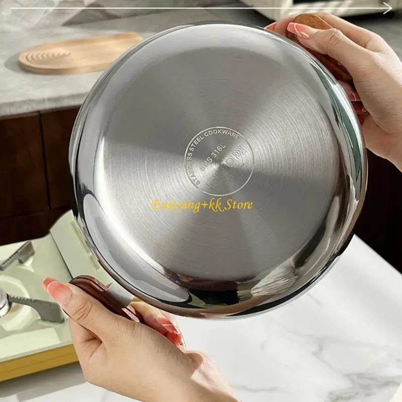 

Q1JB Practical Induction Compatible Steamers Pots With Glass Lid Stable Stock Pots
