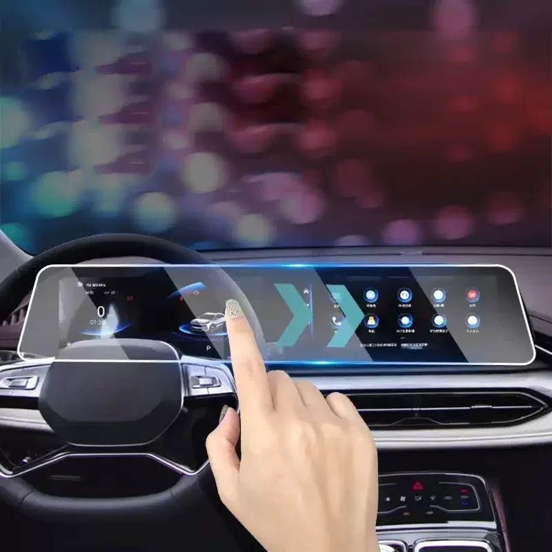 

For JAC Sei6 Pro JS6 2023-Present Car GPS Navigation Screen Protect Glass Film Auto Dashboard Display Tempered Sticker Accessory