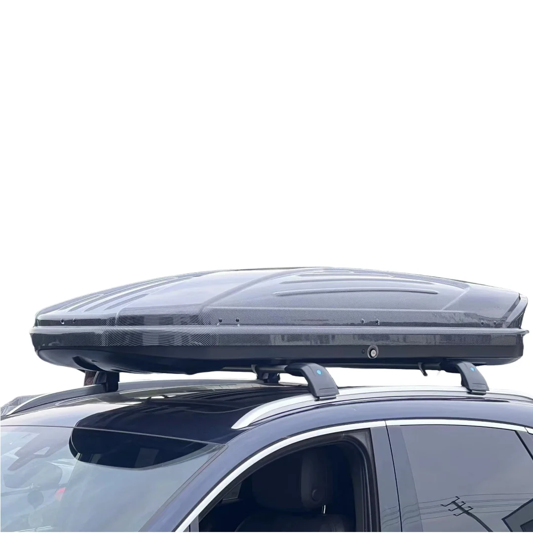 Factory New Arrival Carbon Fiber Waterproof Hard Shell Rooftop Cargo Carrier Box for Car