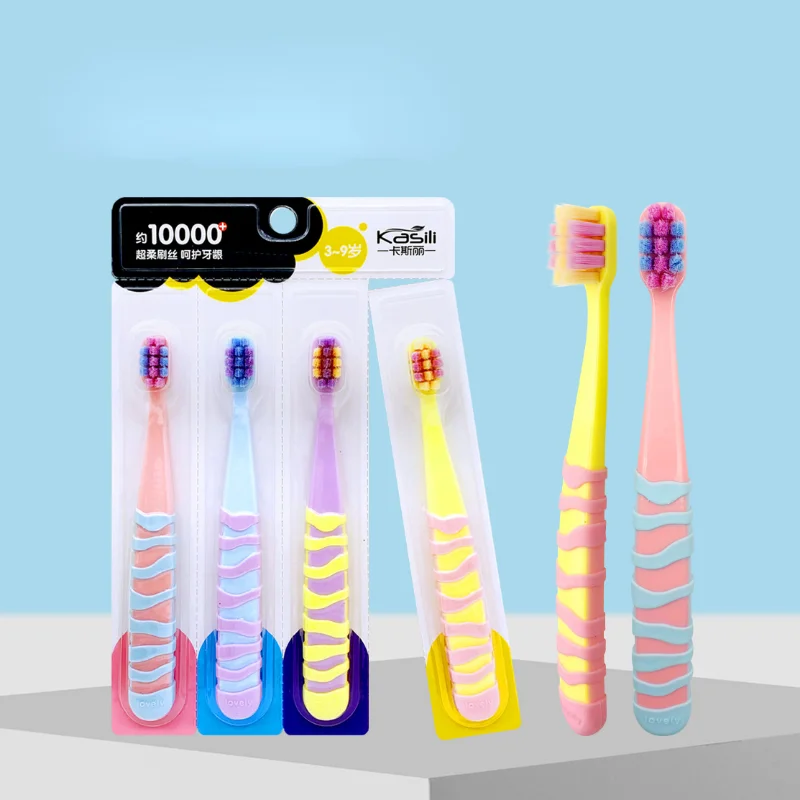 2-12Y Kids Colorful Toothbrush Training Toothbrush for Girl Ultra Soft Toothbrush Theeth Cleaner Children Toothbrush Accessories