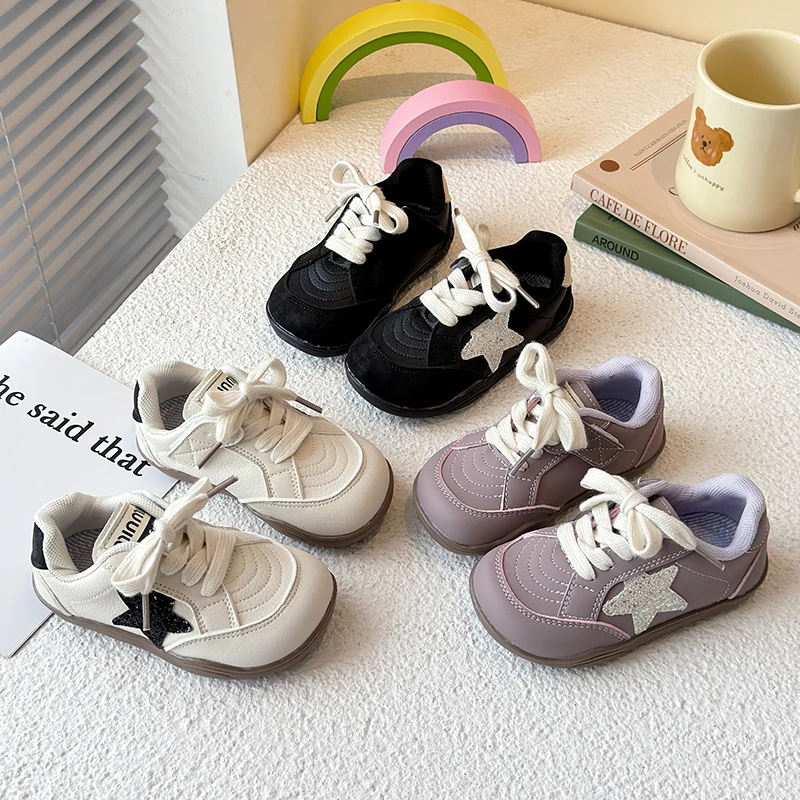 

High Quality Anti Slip Walking Shoes for Girl Boy Cute Baby Prewalker Shoes W155 Spring and Summer Children Casual Sports Shoes