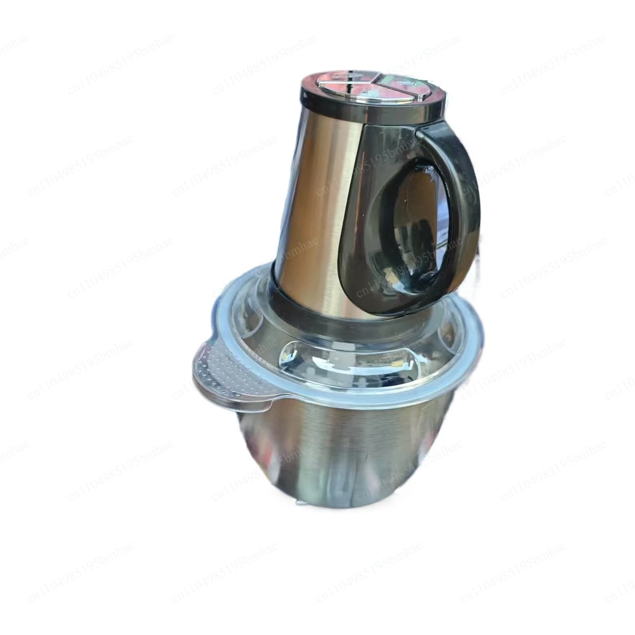 12L Metal Fufu Machine Household Kitchen Food Mixer Vegetable Foufou Fruit Blender Mixing Tool EU UK Plug Large Capacity