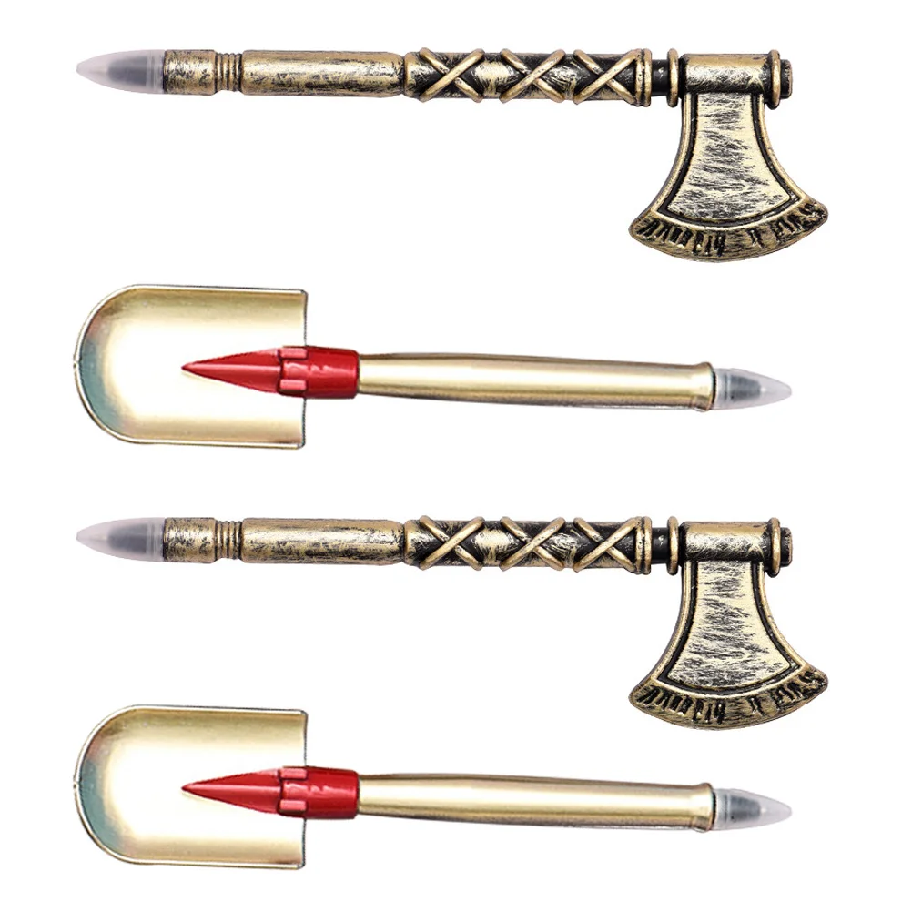 

4 Pcs Ballpoint Pen Styling Multicolored Creative Student Writing Pens Cute Office Man