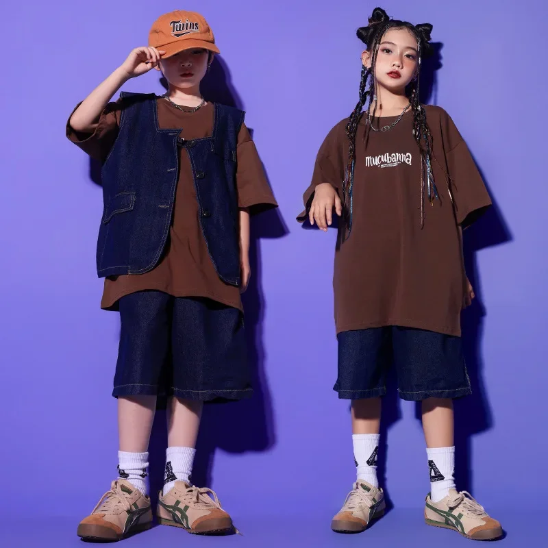 Jazz-Tanzkostüm für Mädchen, hübsches japanisches Street-Dance-Performance-Kostüm-Set, Walking Show, Bühnentrend