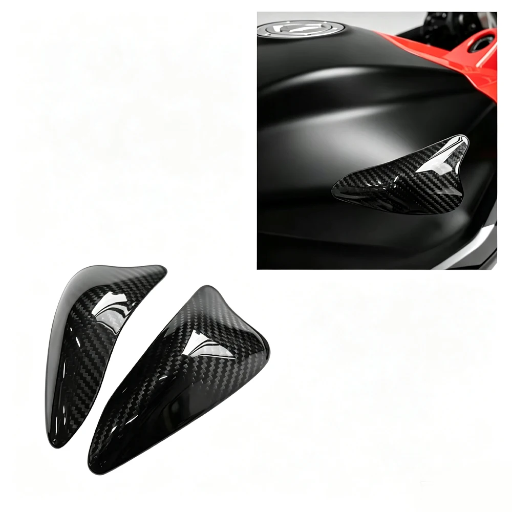 Carbon Fiber Motorcycle Tank Side Guard Cover for Aprilia RS 660 2020-2025