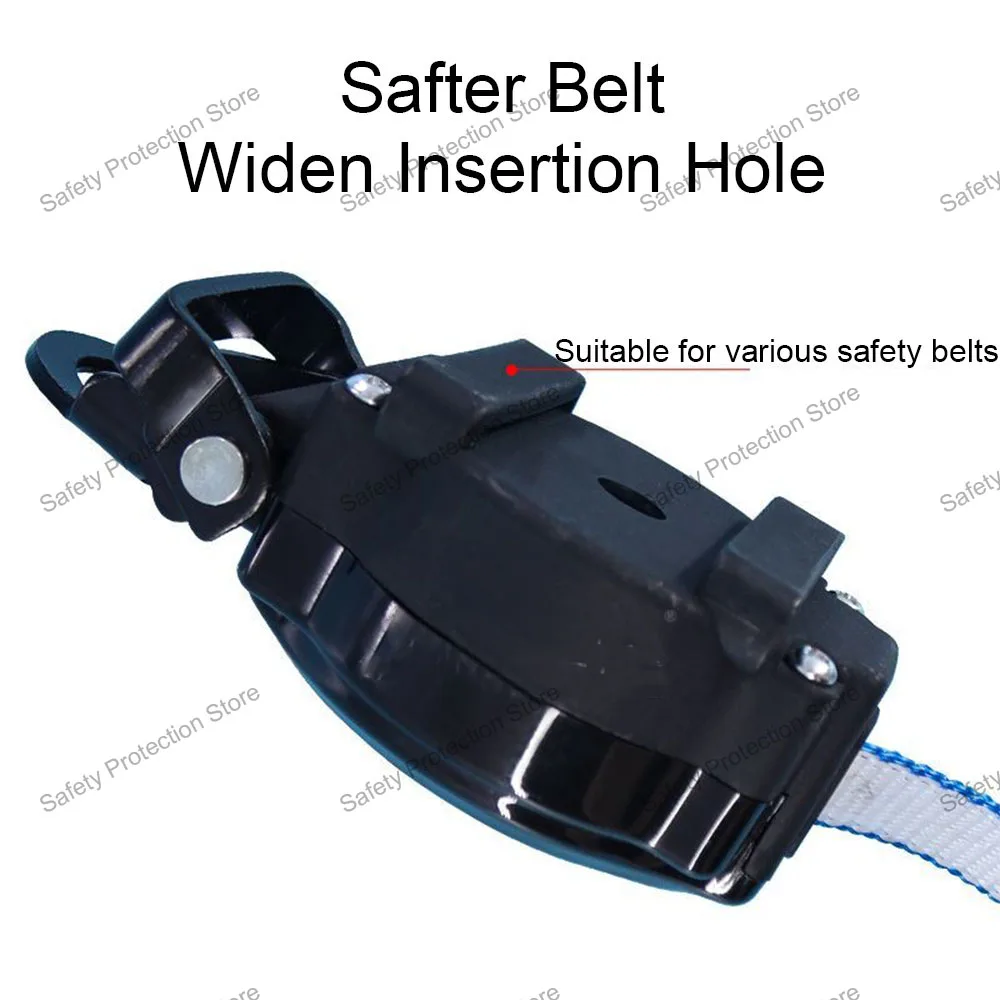 Work Safety Harness Belt Rope Fall Arrestor Self-locking Self-Retracting Lanyard Anti Fall Speed Difference Heavy Duty Lifeline