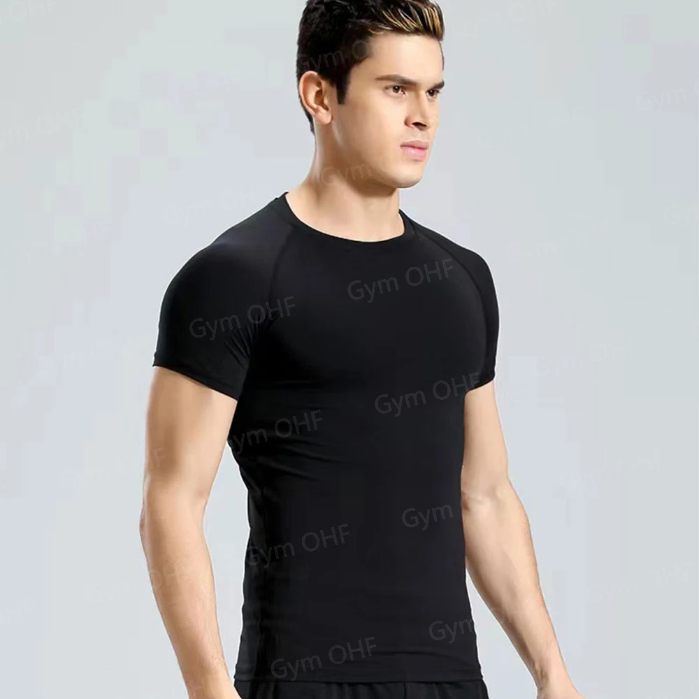 Spinne Kompression Shirt Herren Rashguard Fitness Für Männer Gym Sport T-Shirt Laufen Sweatshirt Outdoor Bergsteigen Training – Detail 5