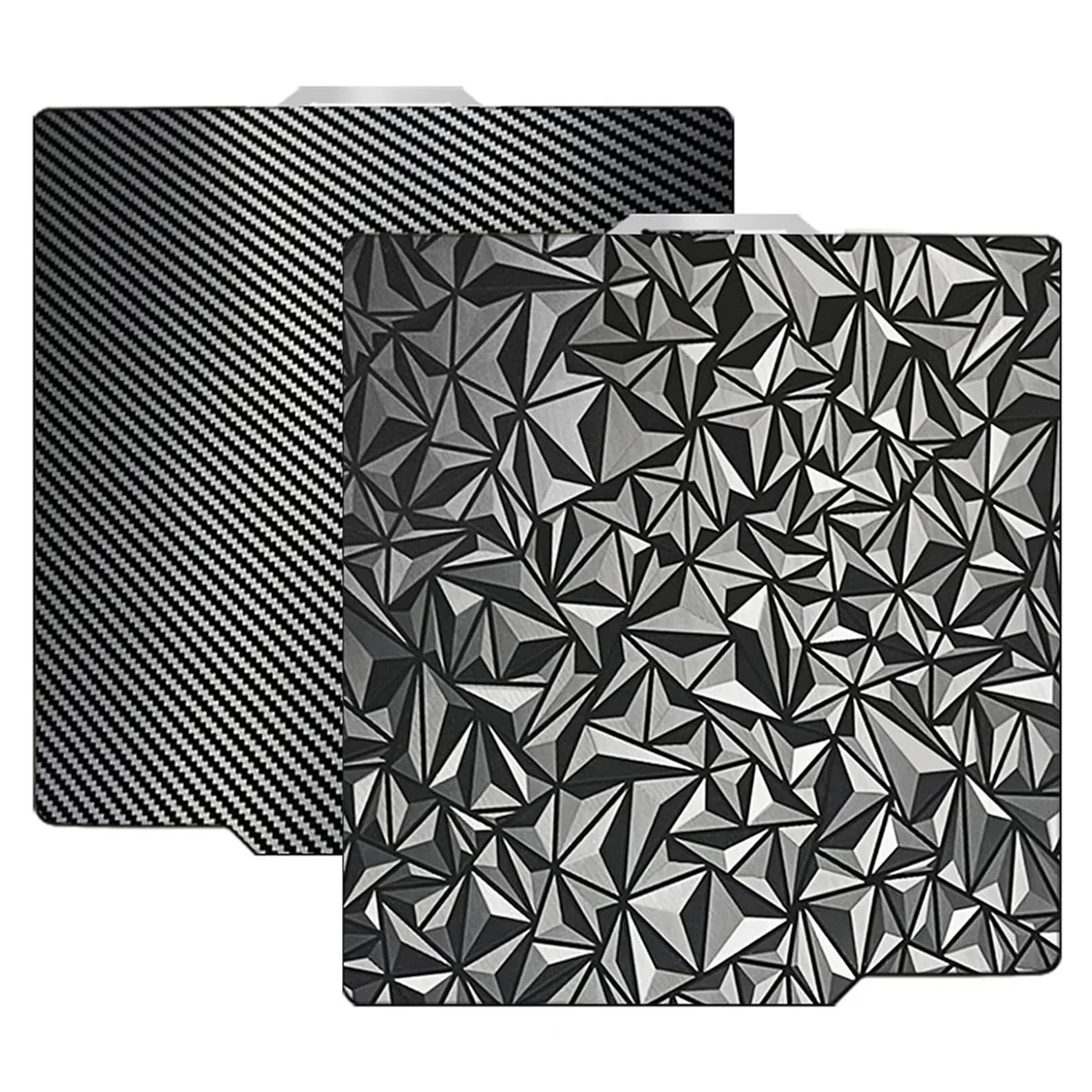 AAAL 3D Printer PEO PET Build Plate for Bambu-Lab X1/X1C/X1E/P1P/P1S/A1 3D Printer,PEO+Carbon Fiber PET Surface257x257mm