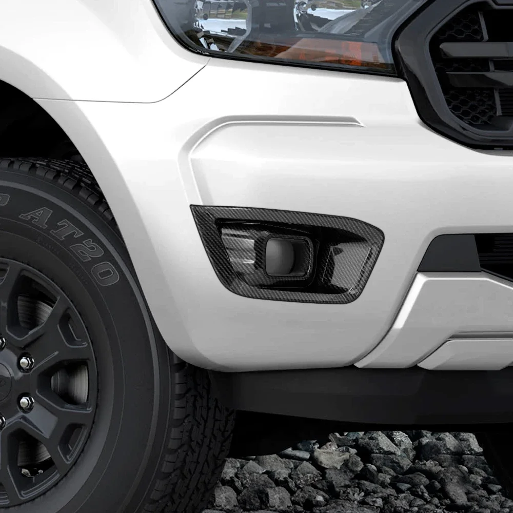 1 Set Left Right Size Fog Light  Cover For Ford Ranger  2019 2020 2021 2022  T8 px3 mk3 XLT XL Limited Car Accessories