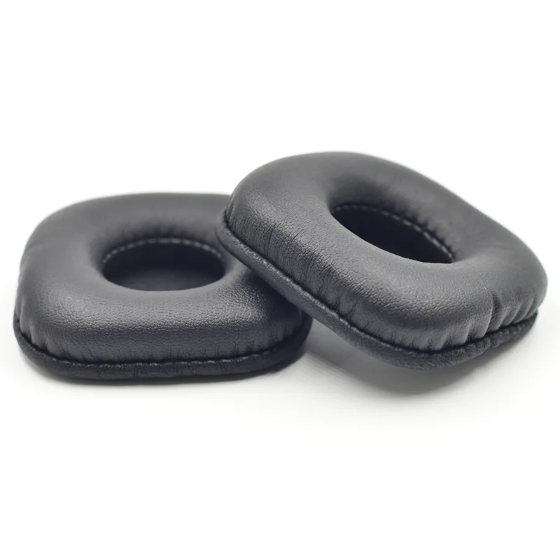 1 paio di cuscinetti auricolari in morbida pelle PU per cuffie Marshall Major cuscinetti a forma quadrata di ricambio paraorecchie con copertura in spugna