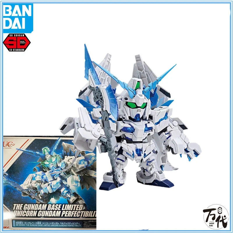 

Bandai Base Odaiba Limited SD Perfect Unicorn Gundam BB Warrior assembled toy model action figures collect toy gifts for kids